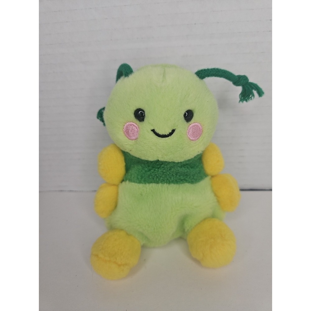 Aurora World Palm Pals Ivy Caterpillar 5 Inch‎ Plush Stuffed Animal Toy Beaded